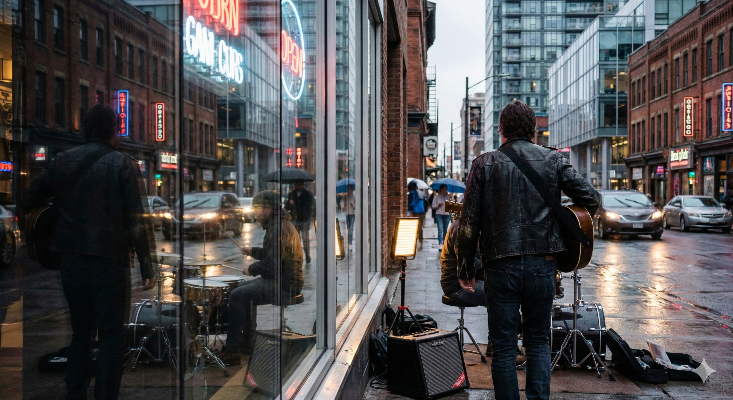 Adrock Echoes City Rhythms in Leather and Light 2025